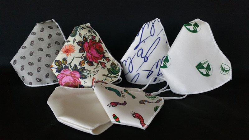 Silk Shield prototipi di mascherine personalizzate